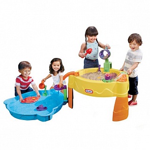 Песочница с крышкой «Остров сокровищ» (Little Tikes, 637780)